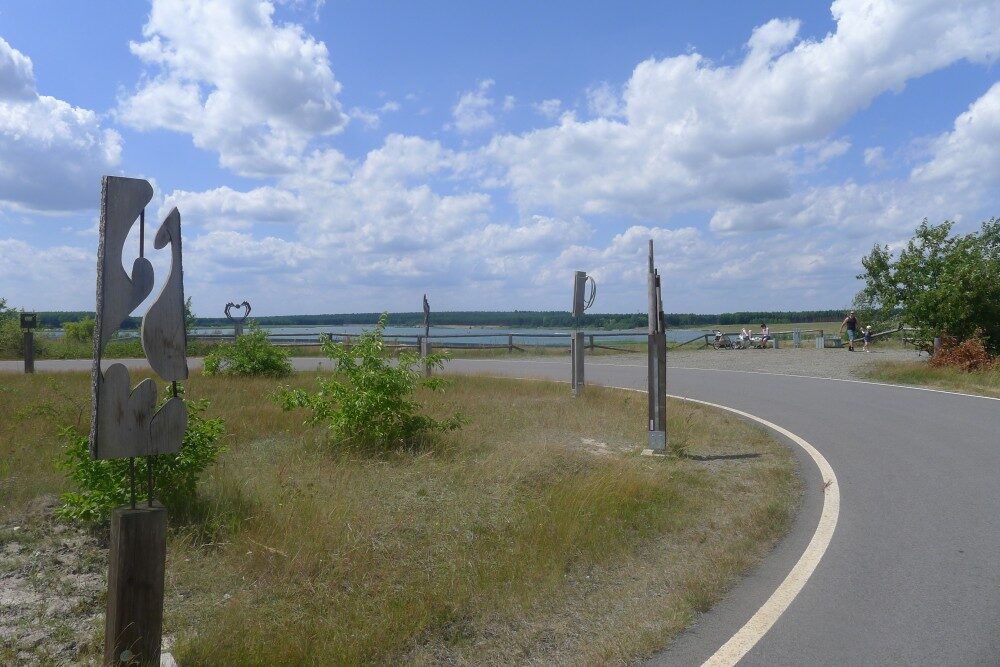 FOTO: Lužická jezera - sochy