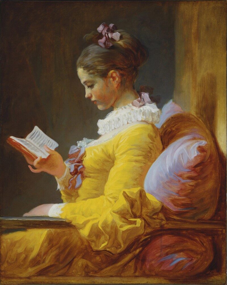 FOTO: J. H. Fragonard - Čtenářka
