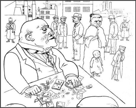 Obr: G. Grozs: ropuchy na prameni