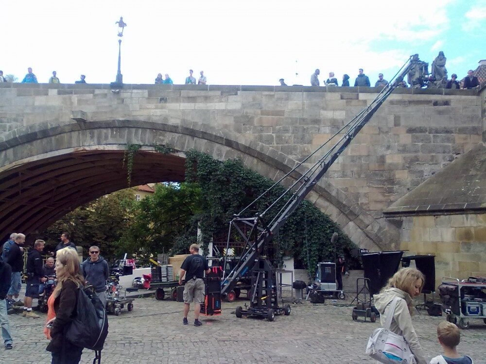 FOTO: Americký seriál Missing se natáčel i na pražské Kampě, Foto: Jaroslav Jičínský