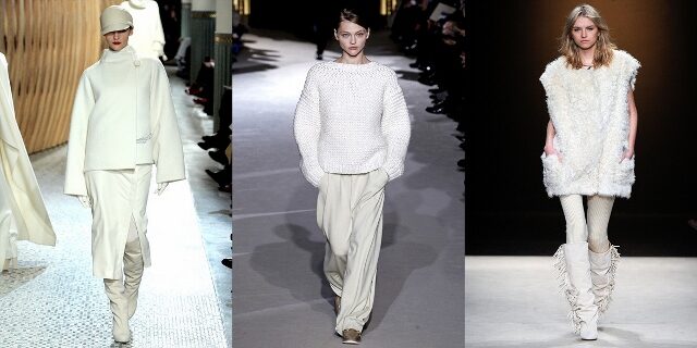 FOTO: Bílá barva na módních přehlídkách pro podzim/zimu 2011/12