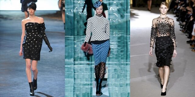 FOTO: Puntíky na módních přehlídkách pro podzim/zimu 2011/12