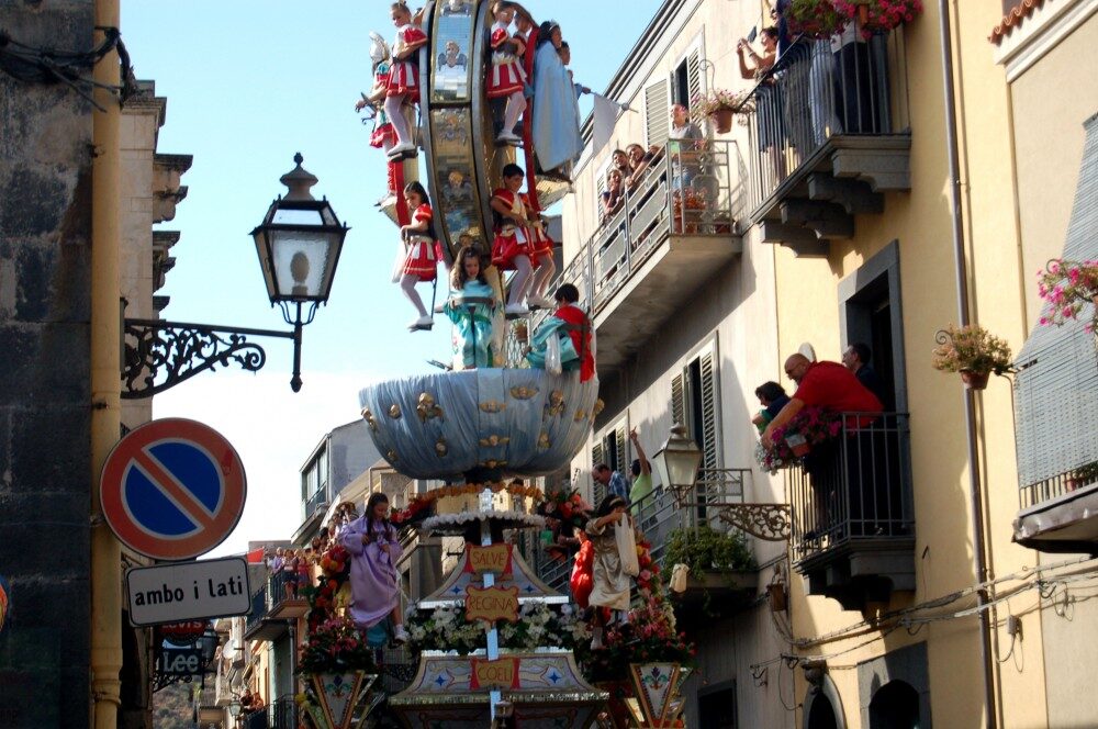 Oslavy svátku Nanebevzetí Panny Marrie v Randazzu