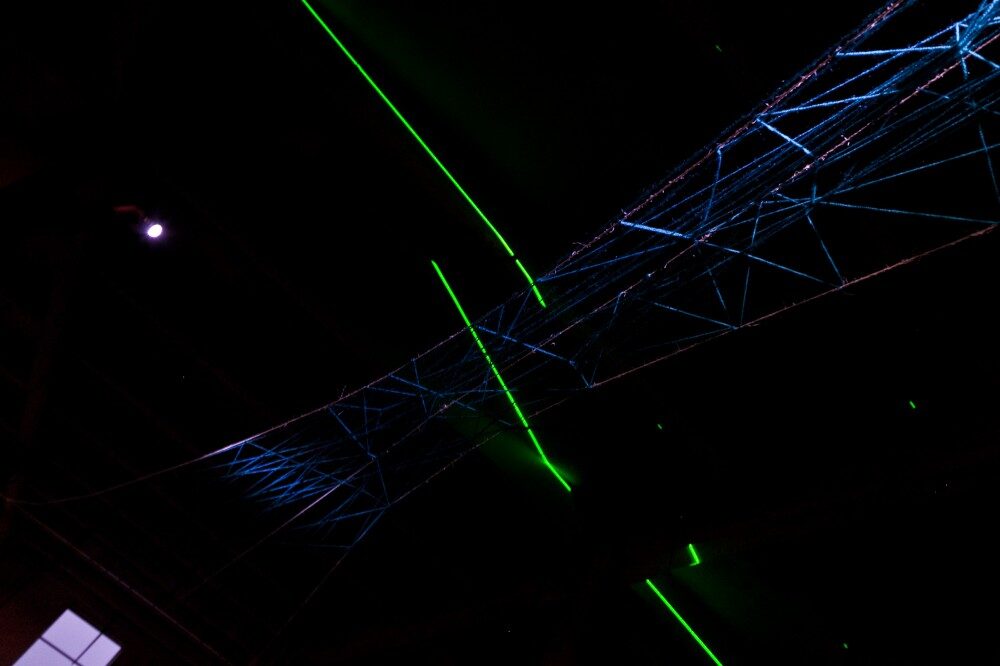 FOTO: Roman Dobeš: Bod_linie_plocha_prostor_čas, site specific instalace