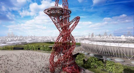 FOTO: Arcelor Mittal Orbit navržený britským architektem Anishem Kapoorem, zdroj: www.london2012.com