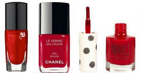 FOTO: Červené laky na nehty