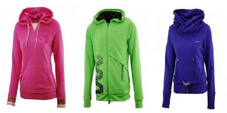 FOTO: mikiny s kapucí