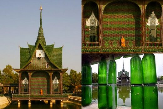 FOTO: Chrám z lahví