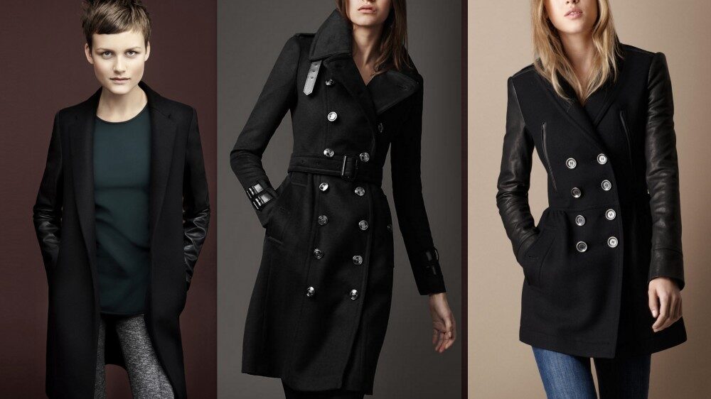 FOTO: Černé zimní kabáty 2011