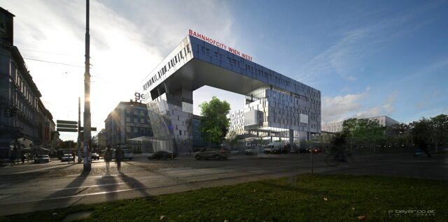 FOTO: Dominantou celého komplexu je futuristická administrativní budova