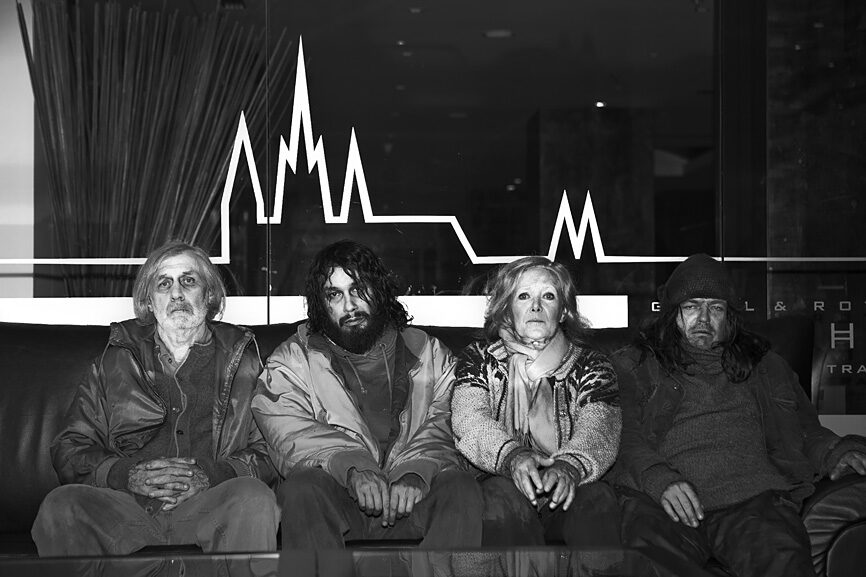 FOTO: Čtyři bezdomovci ze hry Domov můj