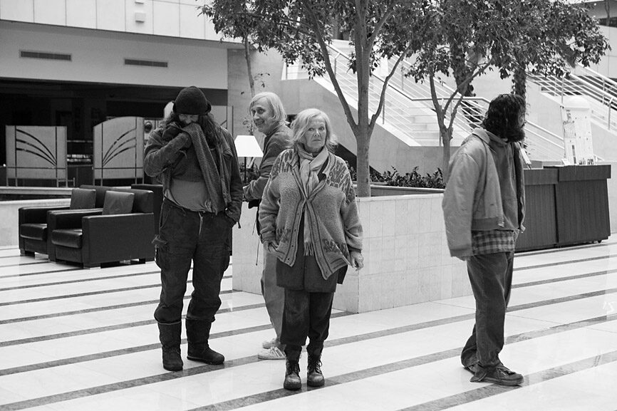 FOTO: Čtyři bezdomovci ze hry Domov můj