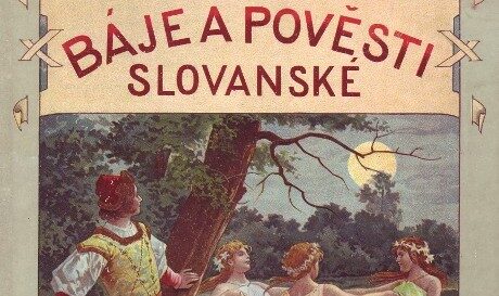 FOTO: Báje a pověsti slovanské. Obálka s kresbou Věnceslava Černého.