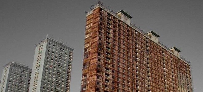 FOTO: Paneláky ve skotském Glasgow