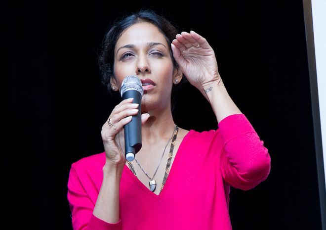 FOTO: Kanadská herečka Rekha Sharma na festivalu FanCity 2011