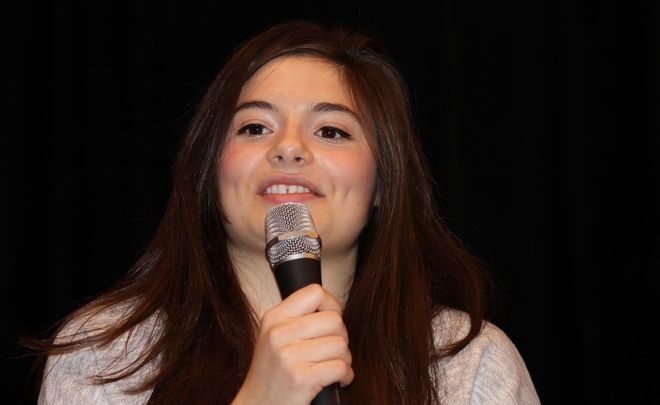 FOTO: Herečka Georgina Leonidas v Praze na FanCity 2011