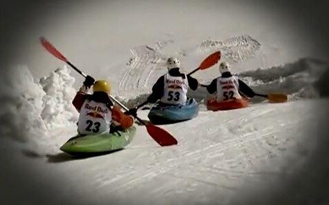 FOTO: Snow Kayaking
