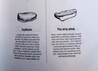 FOTO: Obrázky steaků pro lepší představu