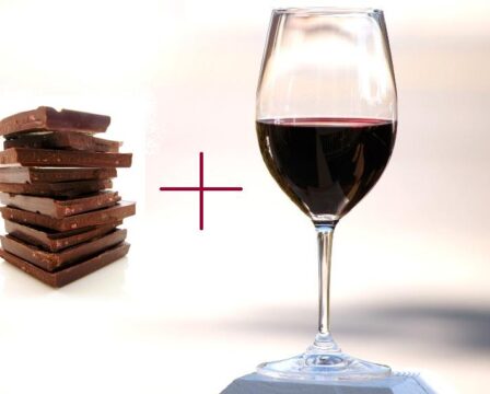 Foto: víno a čokoláda