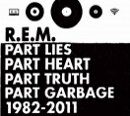 FOTO: R.E.M., přebal alba Part Lies Part Heart Part Truth Part Garbage