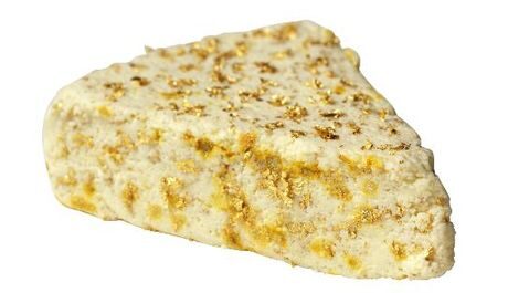 FOTO: Sýr s pravým zlatem bude luxusním dezertem britských Vánoc