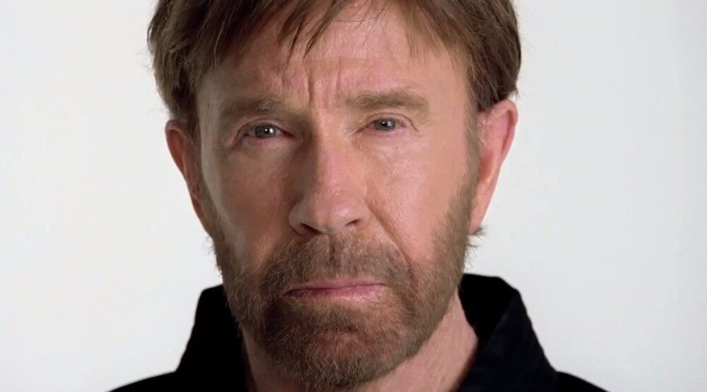 Chuck Norris portrét v HD kvalitě