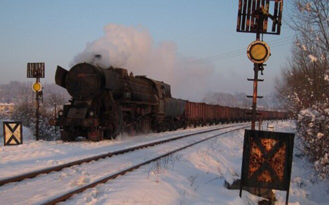 FOTO: Parní lokomotiva v Bosně