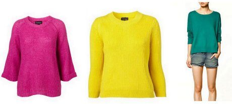 FOTO: Barevné svetry, zima 2011