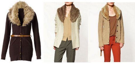FOTO: Svetry s kožešinou, zima 2011