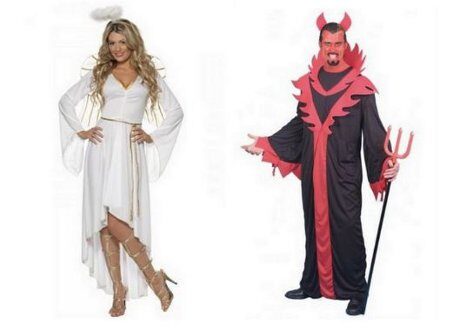 FOTO: Kostým anděla a čerta