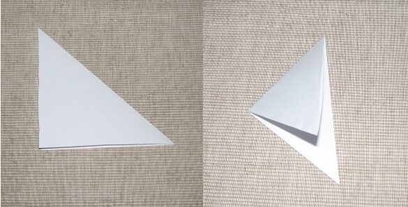 FOTO: Základ papírové hvězdy