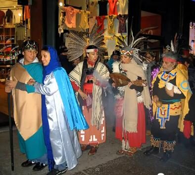 Vánoční pouť v Mexiku