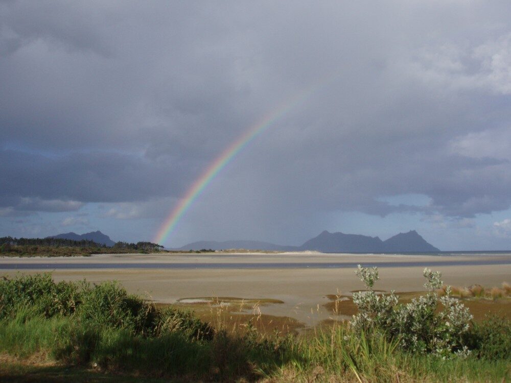 FOTO: Vánoční duha v zemi pána prstenů