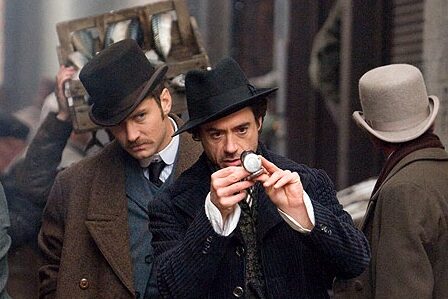 FOTO: Sherlock Holmes a dr. John Watson (vlevo)