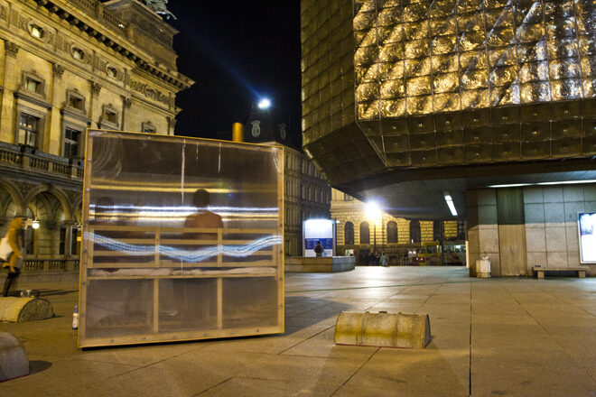 FOTO: Sauna na Piazzetě Nové scény ND, Foto: Sandra Štefaniková, topzine.cz