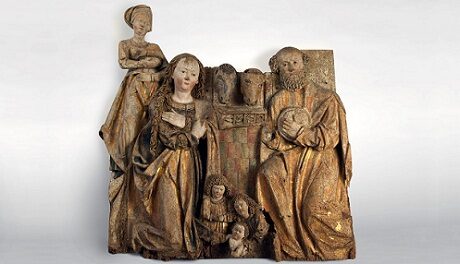 OBR: Reliéf z Třebařova u Krasíkova, 1510-15, celek po restaurování