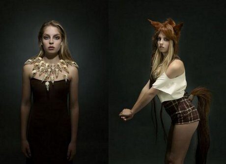 FOTO: Modely Jess Eaton z mrtvých zvířat