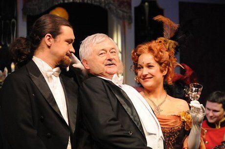 FOTO: Ladislav Špiner a Václav Dušek v operetě