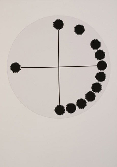 OBR: Lena Knilli, Čas v Praze, lákový fix, papír, 2009