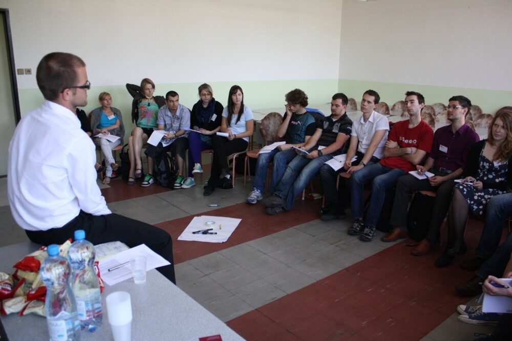 Studenti na workshopu