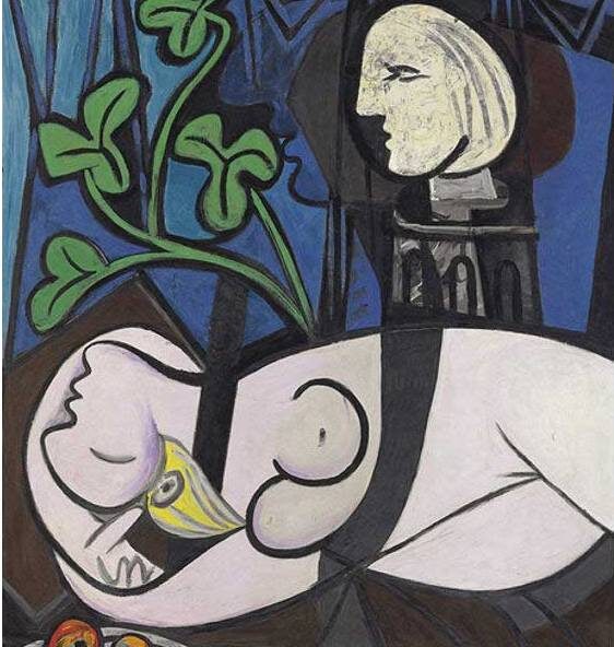 FOTO: Akt, zelené listy a poprsí, P. Picasso