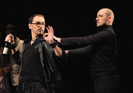 FOTO: Josef Škarka a Jiří Hájek v Mozartově opeře Don Giovanni (DJKT, 2012)