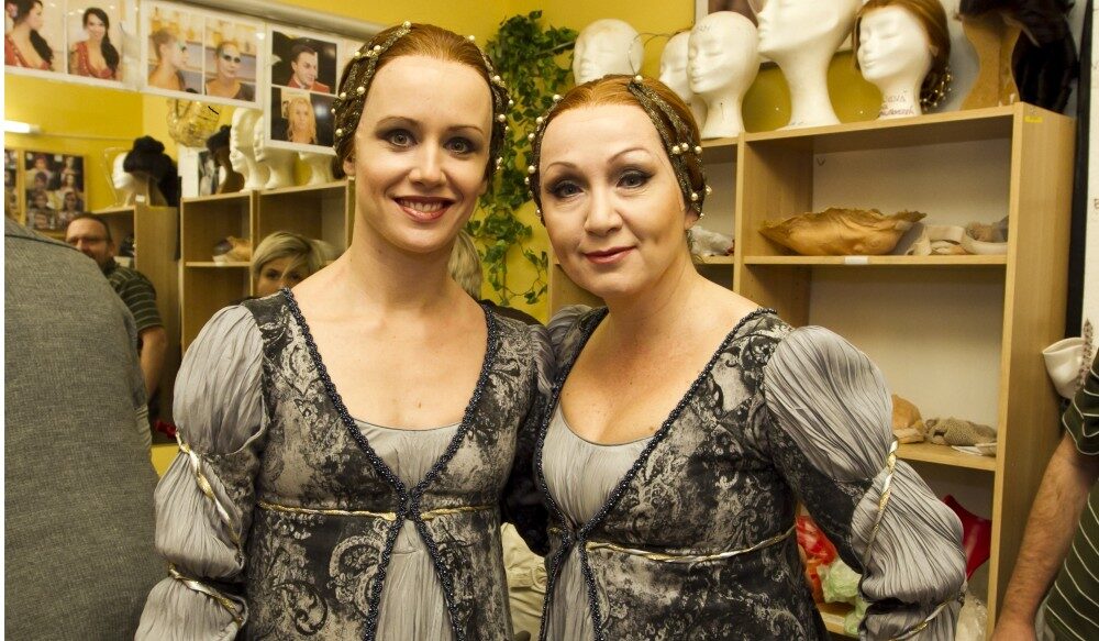 Fitting kostymu muzikalu Lucrezia Borgia