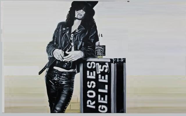 Foto: Obraz na plátně: Slash kytarista z Guns and Roses