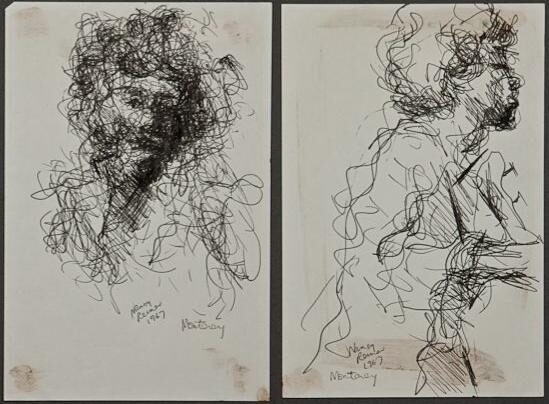 Foto: kresba Jimmyho Hendrixe