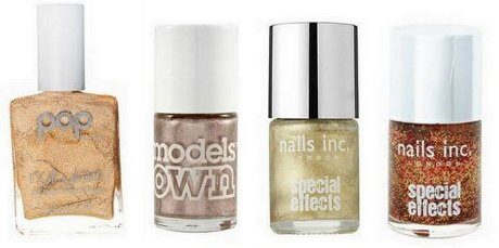 FOTO: Zlaté laky na nehty