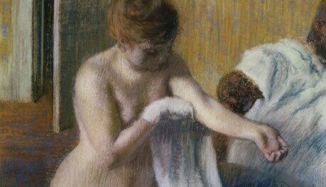 FOTO: Edgar Degas - Žena ve vaně, 1883