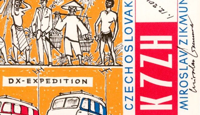 FOTO: QSL karta obou cestovatelů je také přílohou vydání knihy
