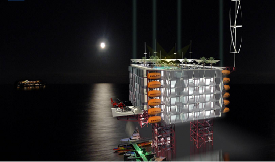 Foto: Oil rig resort