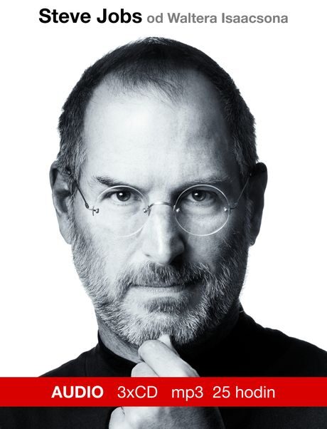 FOTO: Obálka audioknihy Steve Jobs